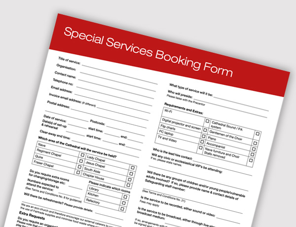 Events Booking Form